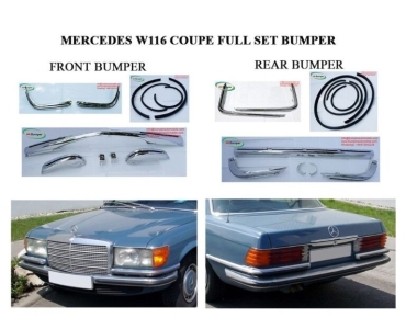 Mercedes W116 EURO Style 1972 Bumpers