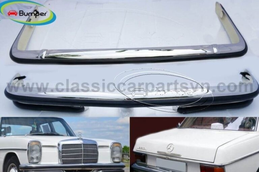 Mercedes W114 W115 coupe bumpers full set 1